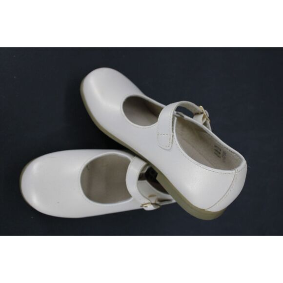 FOOTMATE’S Beige Leather “Laura” Maryjane, Custom Fit System-Size 13.5 - Picture 1 of 11